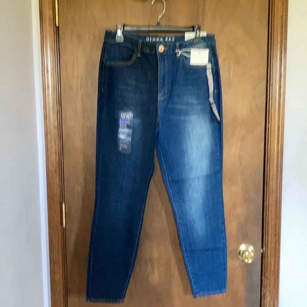 Gemma Rae high rise jegging 2 toned retro stretch bounce back fabric size 15 jrs - Picture 6 of 17